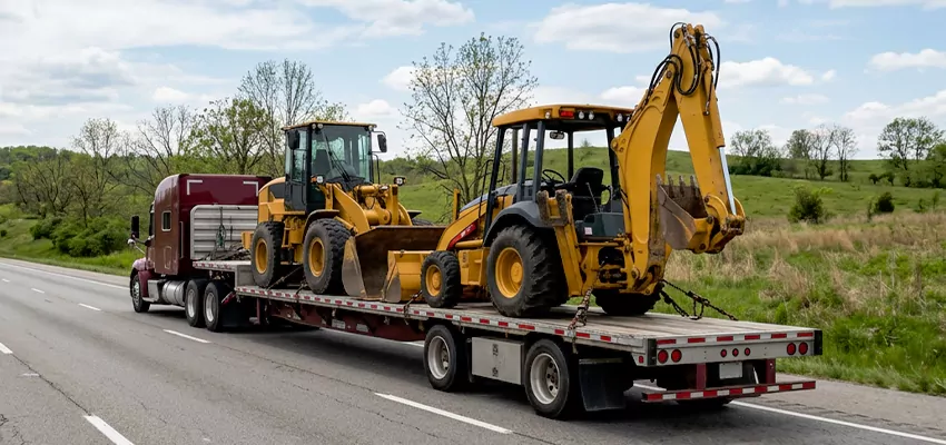 Loader and Backhoe Tractors Transport Honolulu